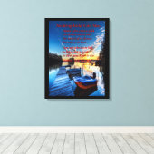 Boat Dock Canvas Afdruk (Insitu (Houten vloer))