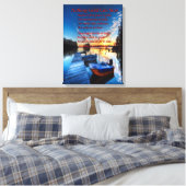 Boat Dock Canvas Afdruk (Insitu (Slaapkamer))