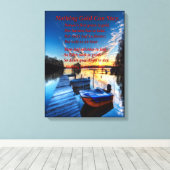 Boat Dock Canvas Afdruk (Insitu (Houten vloer))