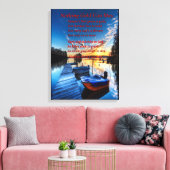 Boat Dock Canvas Afdruk (Insitu (Woonkamer))