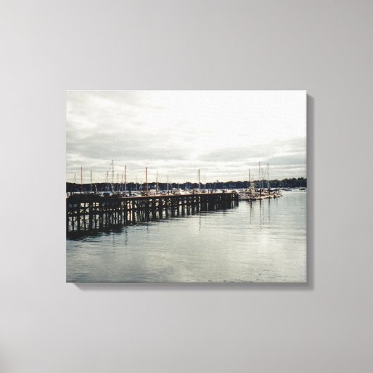 Boat Dock Canvas Afdruk (Voorkant)