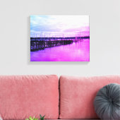 Boat Dock Canvas Afdruk (Insitu (Woonkamer))