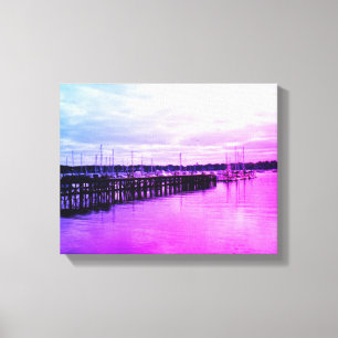 Boat Dock Canvas Afdruk