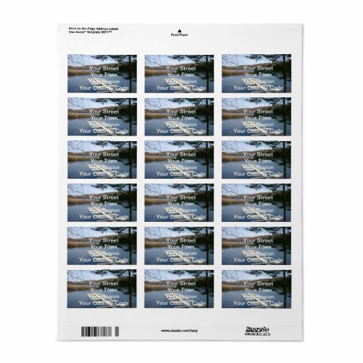 Boat Dock Etiket (Full Sheet)