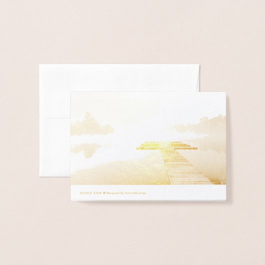 Boat Dock Folie Kaarten (Met envelop)