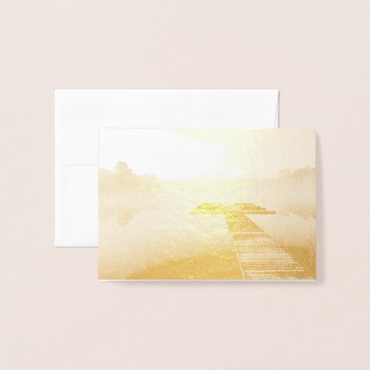 Boat Dock Folie Kaarten (Voorkant met envelop)