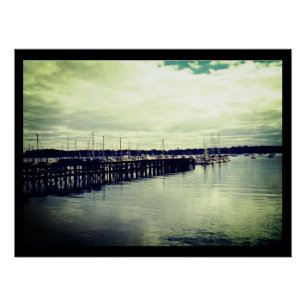 Boat Dock Perfect Poster