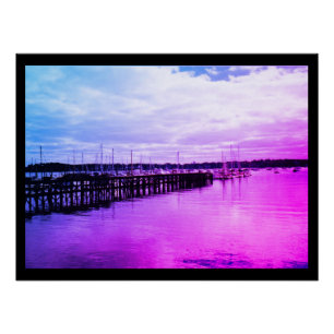 Boat Dock Perfect Poster