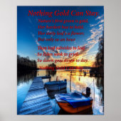 Boat Dock Poster (Voorkant)