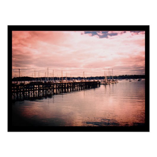 Boat Dock Poster (Voorkant)