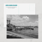 Boat Docks met Bridge Street Clock Tower Briefkaart (Voorkant / Achterkant)