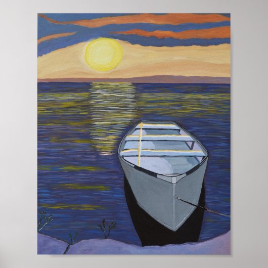 Boat door het poster van de Shore (Voorkant)