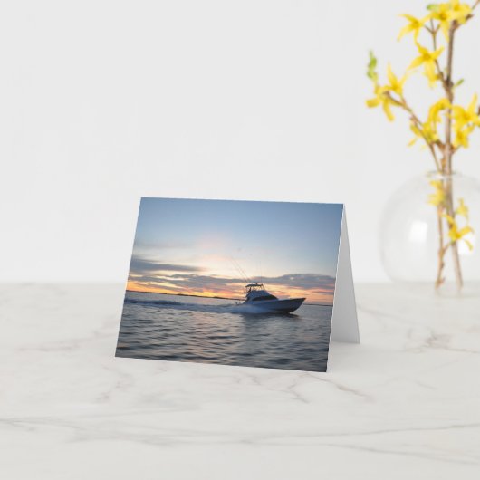 Boat Dreams Notecards Kaart (Gele Bloem)