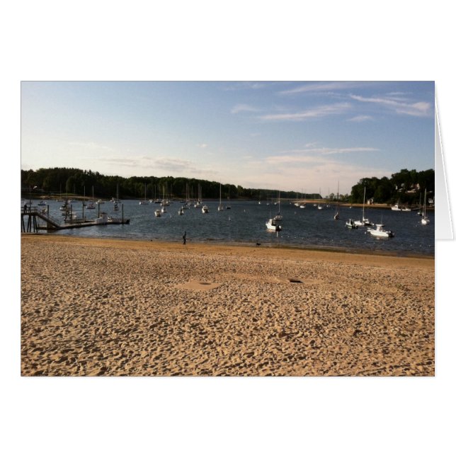 BOAT EN BEACH SCENE (Voorkant Horizontaal)