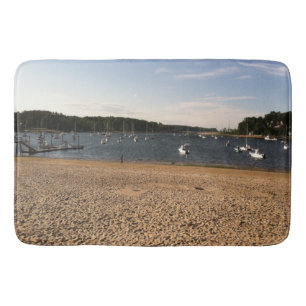 BOAT EN BEACH SCENE BADMAT
