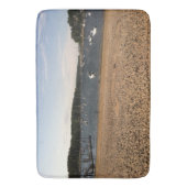 BOAT EN BEACH SCENE BADMAT (Voorkant Verticaal)