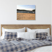 BOAT EN BEACH SCENE CANVAS AFDRUK (Insitu (Slaapkamer))