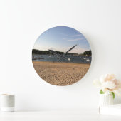 BOAT EN BEACH SCENE GROTE KLOK (Huis)