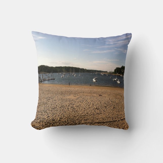 BOAT EN BEACH SCENE KUSSEN (Voorkant)