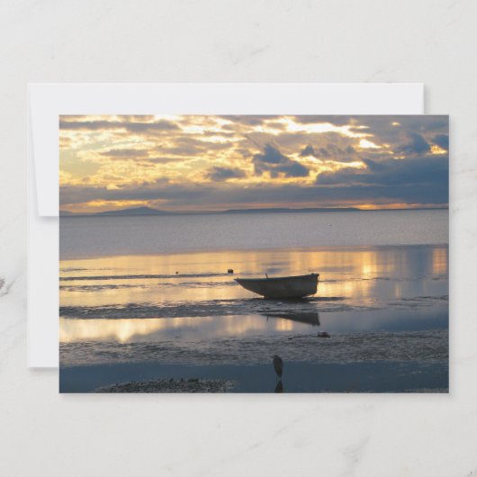 Boat en Heron Kaart (Voorkant)