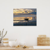 Boat en Heron Poster (Keuken)