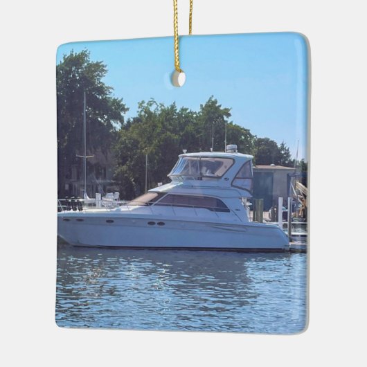 Boat-foto Keramisch Ornament (Links)