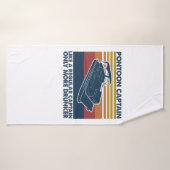 Boat Gift | Funny  Pontoon Boat Gift Idee Badhanddoek (Badhanddoek)