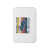 Boat Gift | Funny  Pontoon Boat Gift Idee Badmat (Voorkant Verticaal)