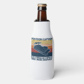 Boat Gift | Funny  Pontoon Boat Gift Idee Flesjeskoeler (Fles Voorkant)