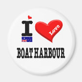 BOAT HARBOR - I Love Magneet (Voorkant)