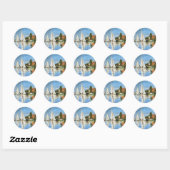Boat Harbour Fine Art van Monet Sticker (Vel)