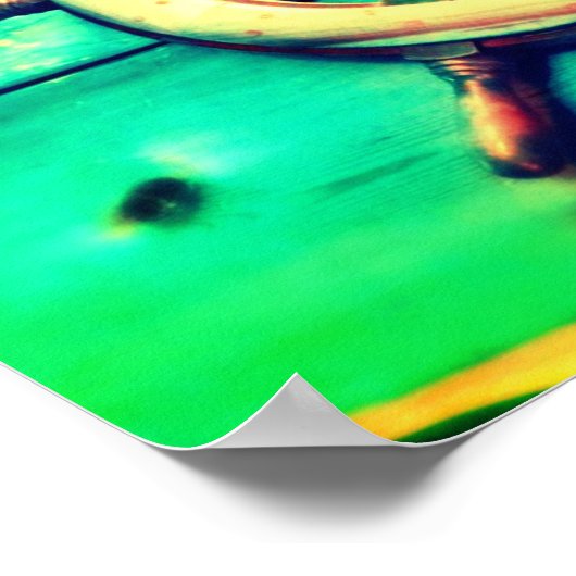 Boat Helm Poster (Hoek)