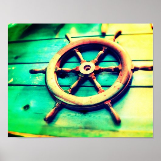 Boat Helm Poster (Voorkant)