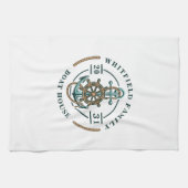 Boat House Anchor Boat Wheel Year Est Persoonlijk Theedoek (Horizontaal)