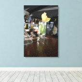 Boat House bloem Canvas Afdruk (Insitu (Houten vloer))