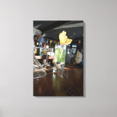 Boat House bloem Canvas Afdruk (Voorkant)