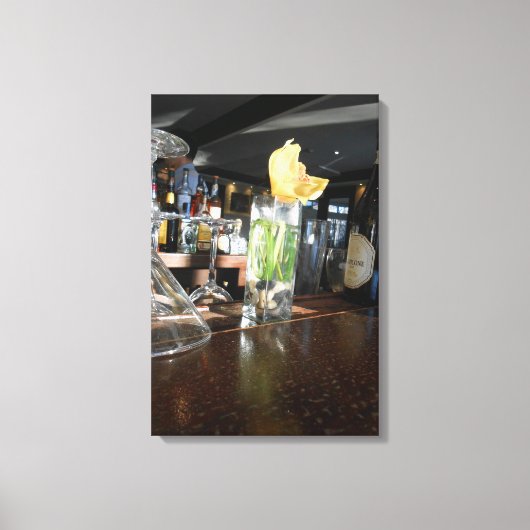 Boat House bloem Canvas Afdruk (Voorkant)