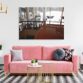 Boat House Canvas Afdruk (Insitu (Woonkamer))