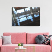 Boat House Canvas Afdruk (Insitu (Woonkamer))