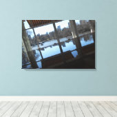 Boat House Canvas Afdruk (Insitu (Houten vloer))