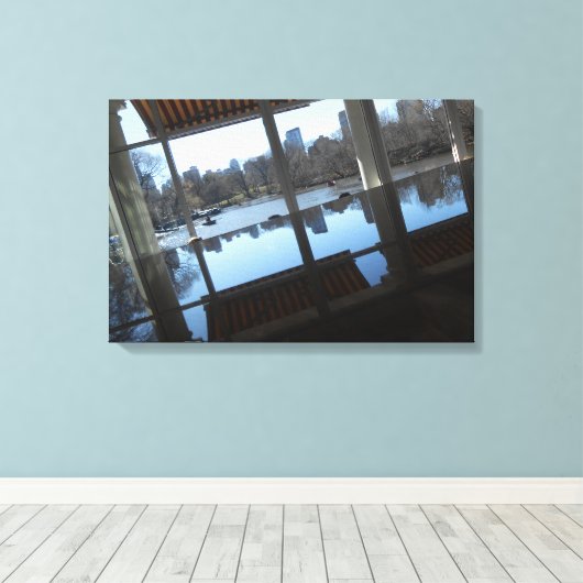 Boat House Canvas Afdruk (Insitu (Houten vloer))