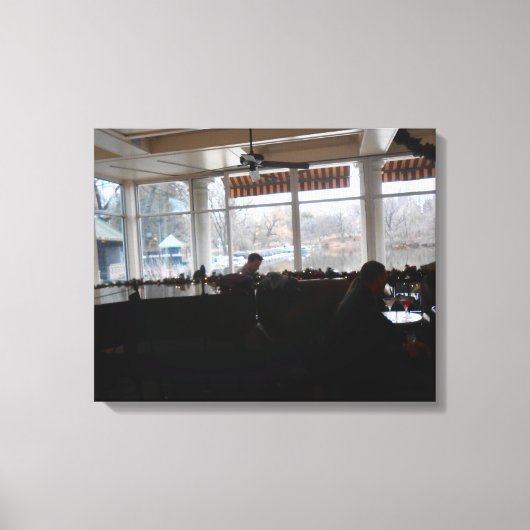 Boat House Canvas Afdruk (Voorkant)