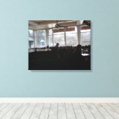 Boat House Canvas Afdruk (Insitu (Houten vloer))
