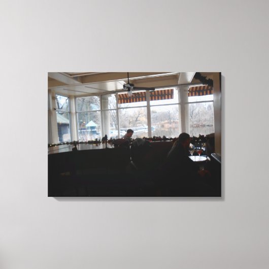 Boat House Canvas Afdruk (Voorkant)