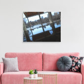 Boat House Canvas Afdruk (Insitu (Woonkamer))