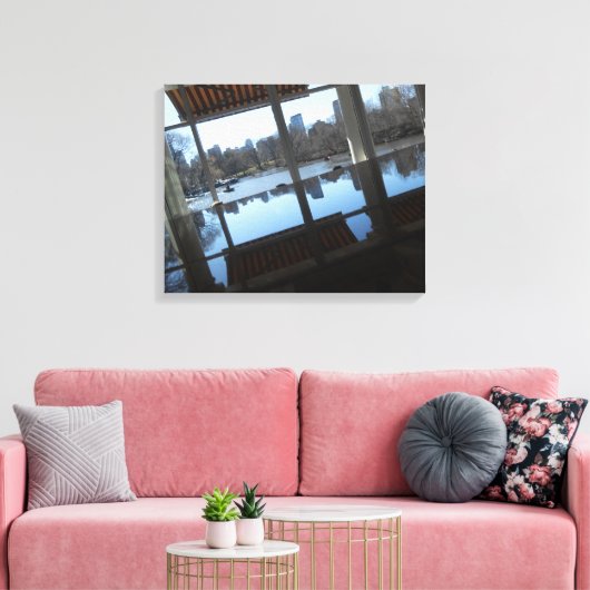 Boat House Canvas Afdruk (Insitu (Woonkamer))