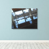 Boat House Canvas Afdruk (Insitu (Houten vloer))