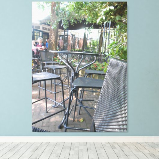 Boat House Canvas Afdruk (Insitu (Houten vloer))