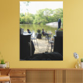 Boat House Canvas Afdruk (Insitu (Woonkamer))