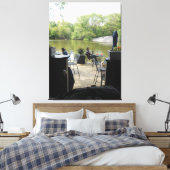 Boat House Canvas Afdruk (Insitu (Slaapkamer))